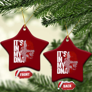 It's in My DNA Ceramic Ornament Denmark Map Flag Danish Gift TS14 Print Your Wear