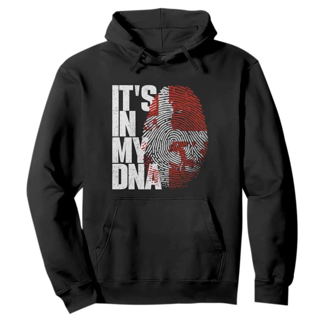 It's in My DNA Hoodie Denmark Map Flag Danish Gift TS14 Black Print Your Wear