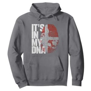 It's in My DNA Hoodie Denmark Map Flag Danish Gift TS14 Charcoal Print Your Wear