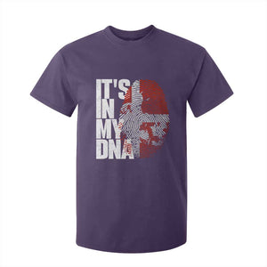 It's in My DNA T Shirt For Kid Denmark Map Flag Danish Gift TS14 Purple Print Your Wear