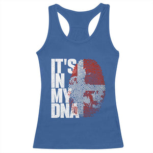 It's in My DNA Racerback Tank Top Denmark Map Flag Danish Gift TS14 Royal Blue Print Your Wear