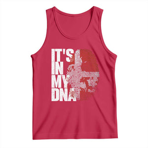 It's in My DNA Tank Top Denmark Map Flag Danish Gift TS14 Red Print Your Wear