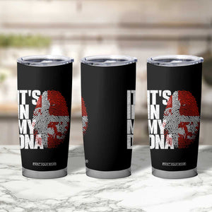 It's in My DNA Tumbler Cup Denmark Map Flag Danish Gift TS14 Print Your Wear