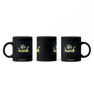 Swedish Viking Ship Sverige Sweden Flag Boat Viking Coffee Mug TS14 Print Your Wear