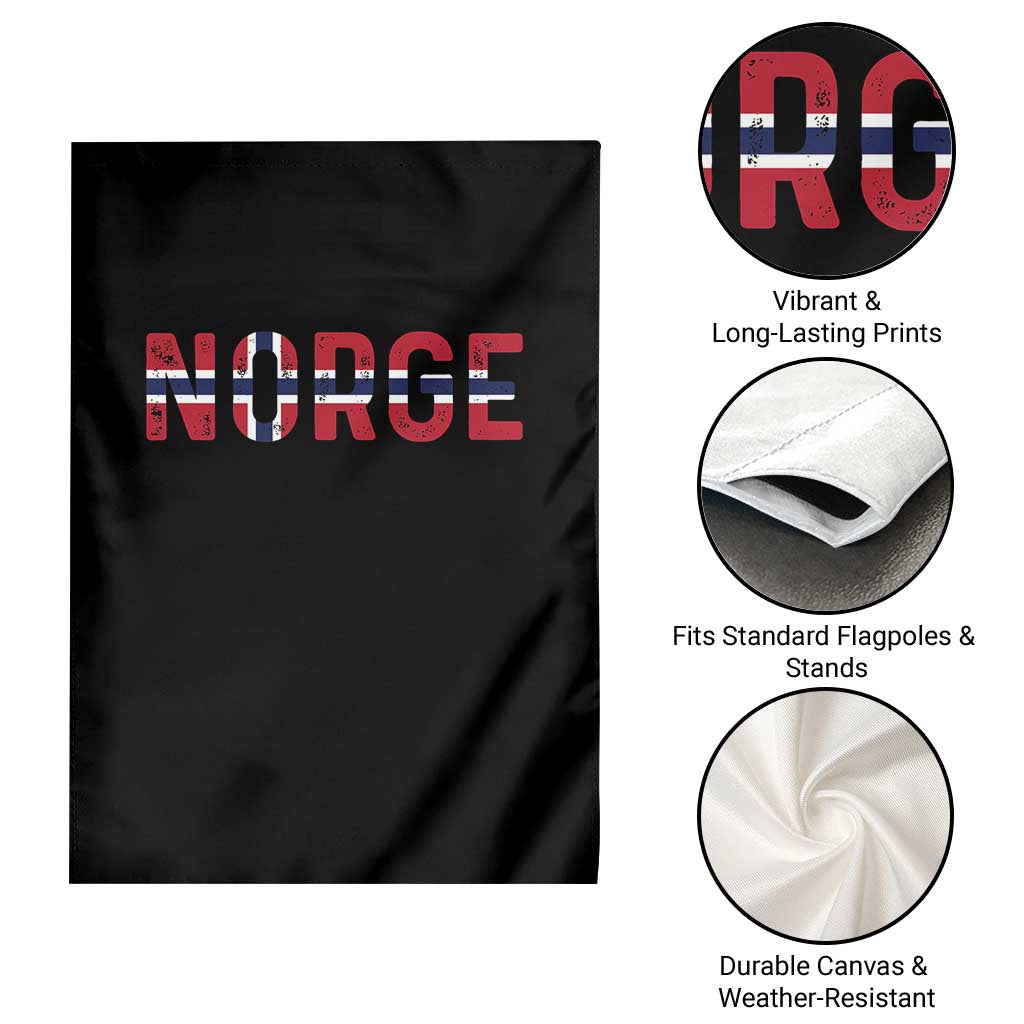 Norge Flag Norway Garden Flag Norwegian Home Love Family TS14 Print Your Wear