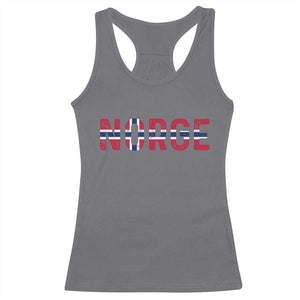 Norge Flag Norway Racerback Tank Top Norwegian Home Love Family TS14 Charcoal Print Your Wear