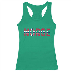 Norge Flag Norway Racerback Tank Top Norwegian Home Love Family TS14 Irish Green Print Your Wear