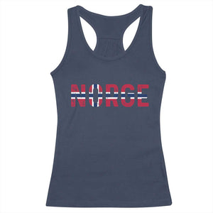 Norge Flag Norway Racerback Tank Top Norwegian Home Love Family TS14 Navy Print Your Wear