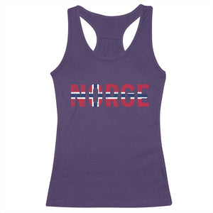Norge Flag Norway Racerback Tank Top Norwegian Home Love Family TS14 Purple Print Your Wear