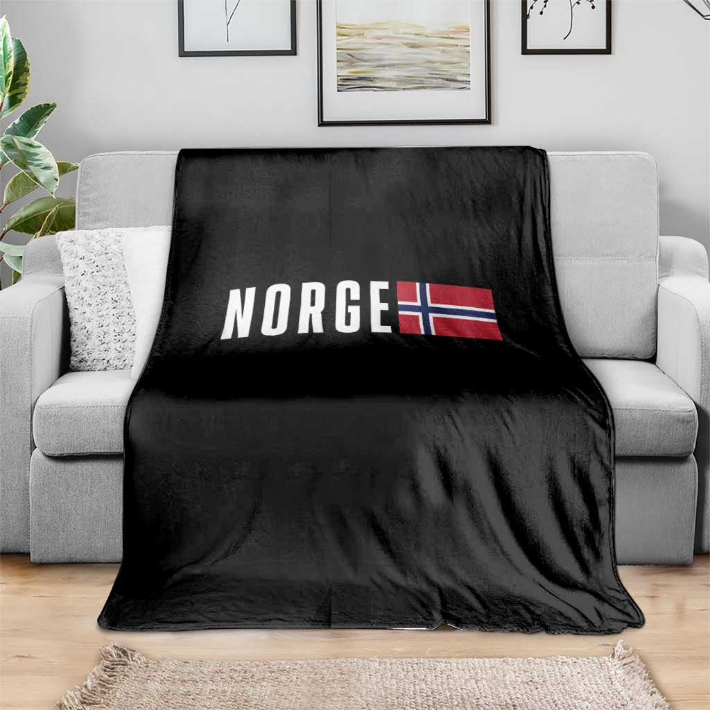 Norway Norge Norwegian Flag Graphic Throw Blanket TS14 Print Your Wear