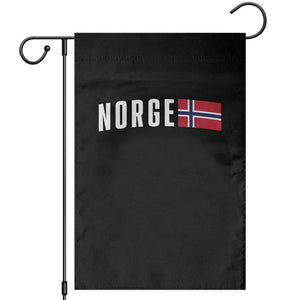 Norway Norge Norwegian Flag Graphic Garden Flag TS14 Black Print Your Wear