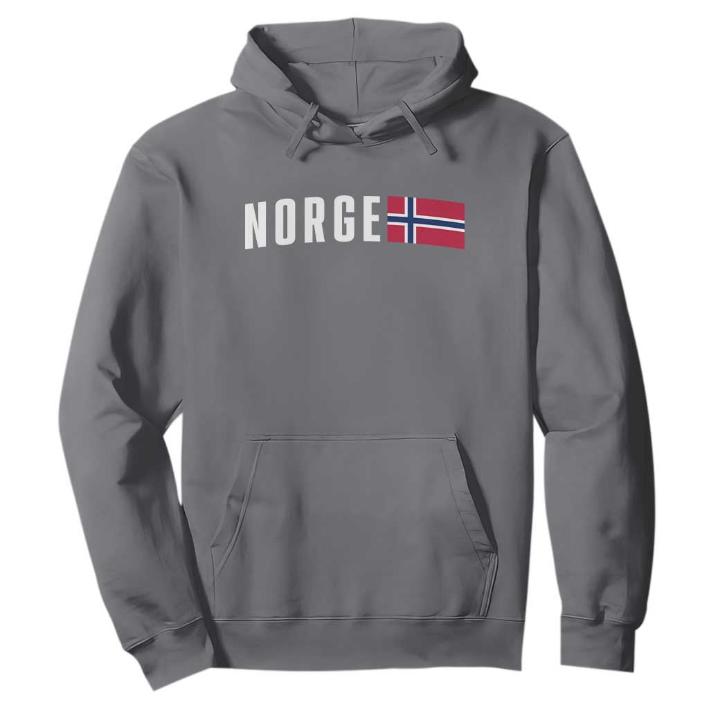 Norway Norge Norwegian Flag Graphic Hoodie TS14 Charcoal Print Your Wear