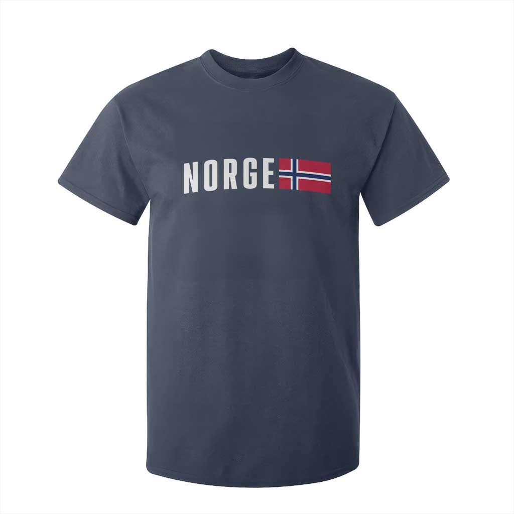 Norway Norge Norwegian Flag Graphic T Shirt For Kid TS14 Navy Print Your Wear