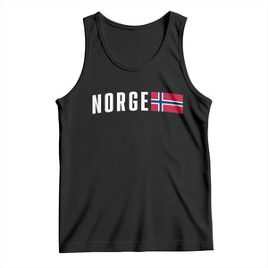 Norway Norge Norwegian Flag Graphic Tank Top TS14 Black Print Your Wear