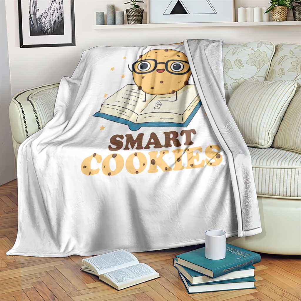 I Teach Smart Cookies Throw Blanket Funny Teacher TS14 Print Your Wear