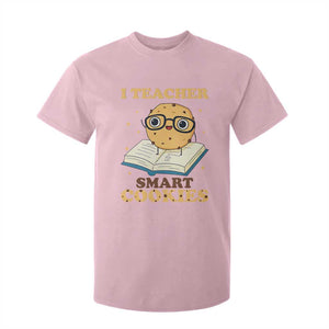 I Teach Smart Cookies T Shirt For Kid Funny Teacher TS14 Light Pink Print Your Wear