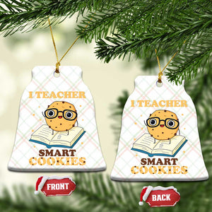 I Teach Smart Cookies Ceramic Ornament Funny Teacher TS14 Print Your Wear