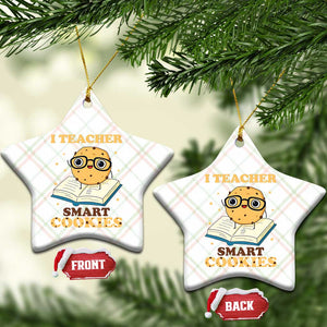 I Teach Smart Cookies Ceramic Ornament Funny Teacher TS14 Print Your Wear