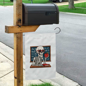 I Will Just Wait Until It Is Quite Garden Flag Funny Skeleton Teacher TS14 Print Your Wear