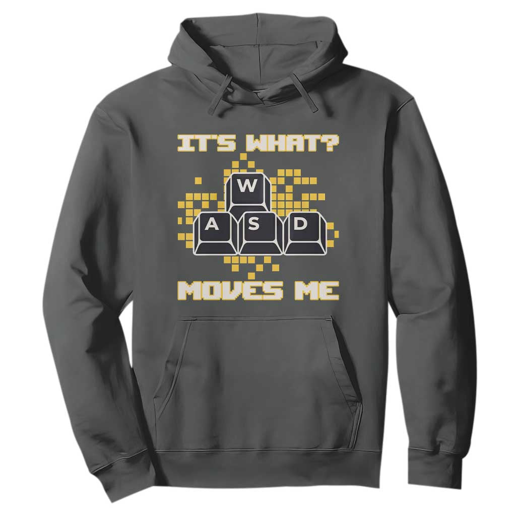 Funny PC Gamer Gaming Hoodie It Is What Moves Me TS14 Dark Heather Print Your Wear