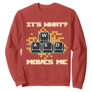 Funny PC Gamer Gaming Sweatshirt It Is What Moves Me TS14 Red Print Your Wear