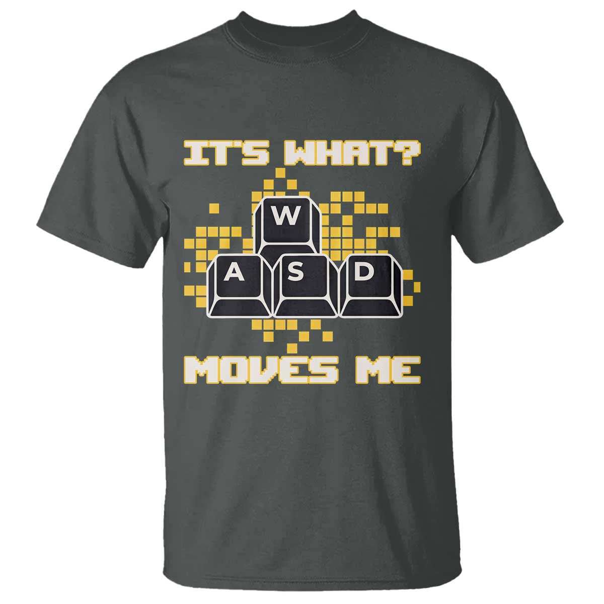 Funny PC Gamer Gaming T Shirt It Is What Moves Me TS14 Dark Heather Print Your Wear