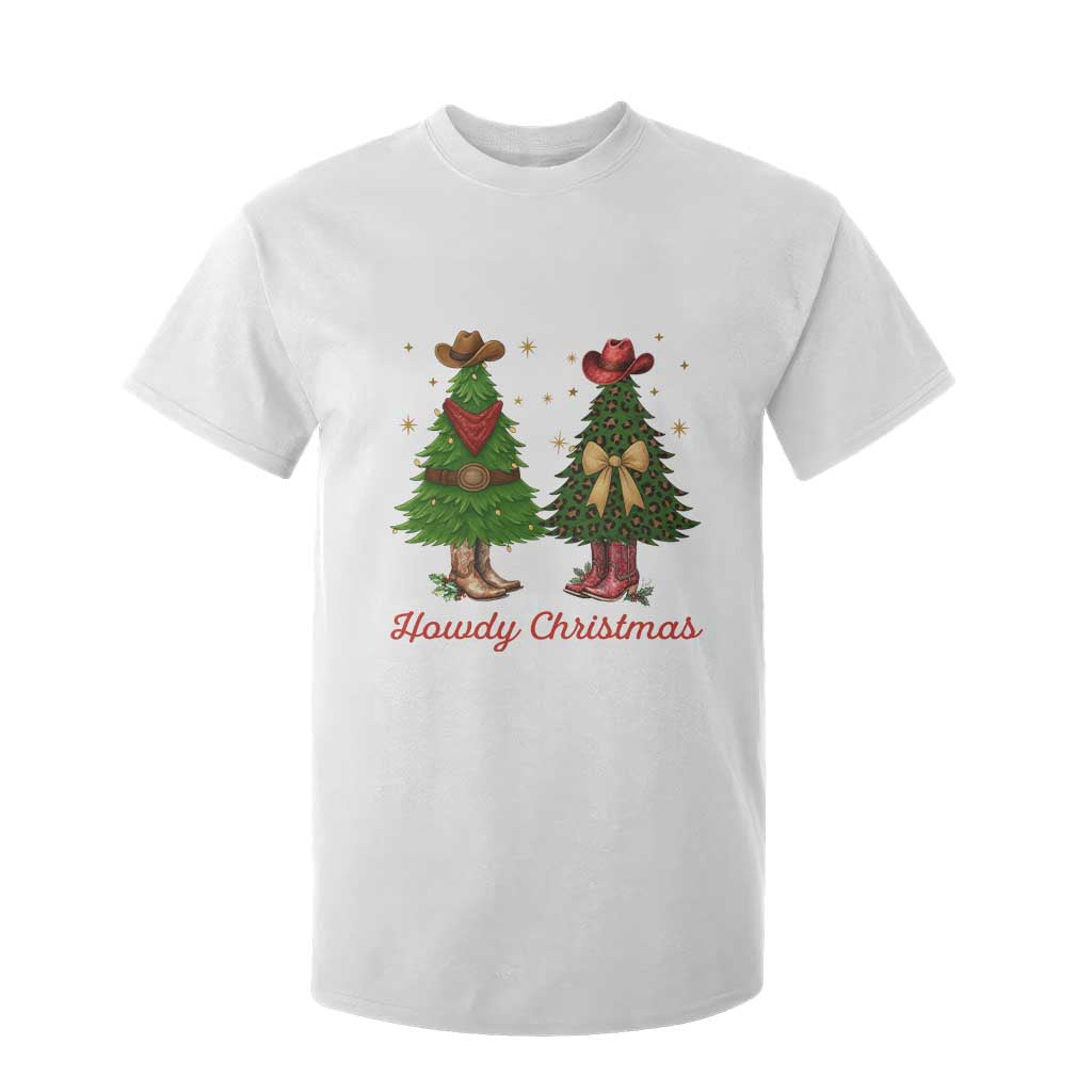 Howdy Christmas T Shirt For Kid Cowboy Western Country Xmas TS14 White Print Your Wear