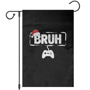 Funny Gaming Christmas Garden Flag Gamer Bruh Video Game TS14 Black Print Your Wear
