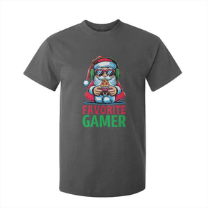 Funny Santa Gamer Christmas T Shirt For Kid TS14 Dark Heather Print Your Wear