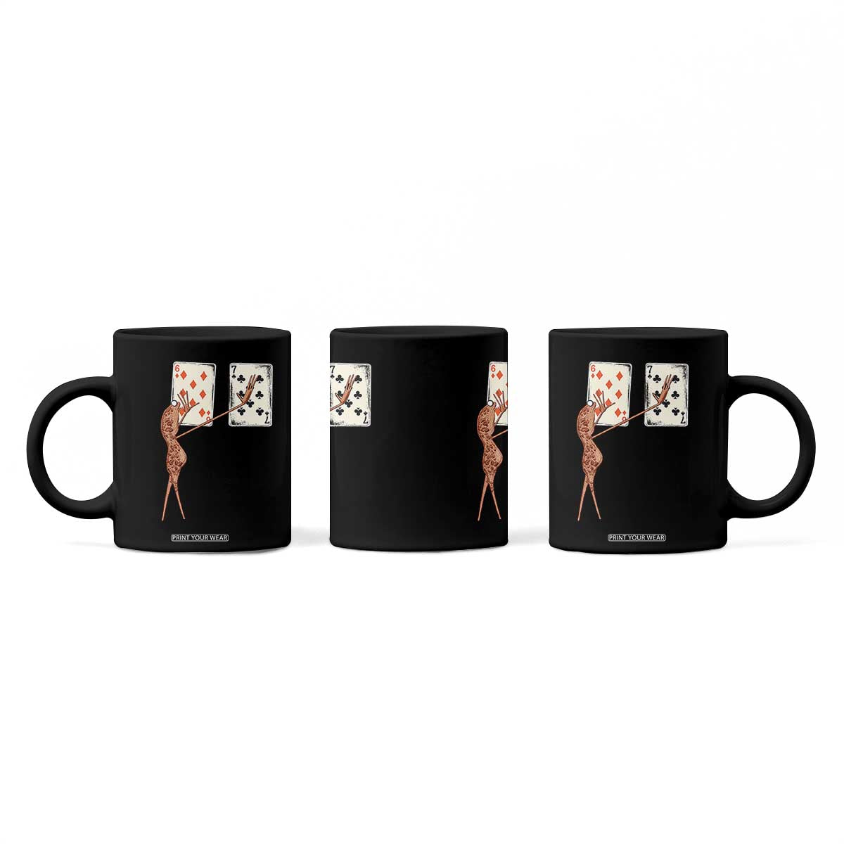67 Marcus The Worm Poker Game Coffee Mug Funny Six Seven Meme Playing Cards TS14 Print Your Wear