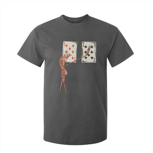 67 Marcus The Worm Poker Game T Shirt For Kid Funny Six Seven Meme Playing Cards TS14 Dark Heather Print Your Wear