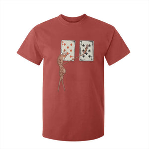 67 Marcus The Worm Poker Game T Shirt For Kid Funny Six Seven Meme Playing Cards TS14 Red Print Your Wear