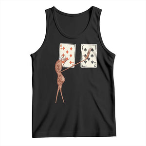 67 Marcus The Worm Poker Game Tank Top Funny Six Seven Meme Playing Cards TS14 Black Print Your Wear