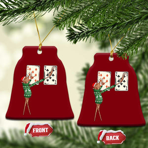 67 Marcus The Worm Poker Game Christmas Ceramic Ornament Funny Six Seven Meme Playing Cards Holiday Vibe TS14 Print Your Wear