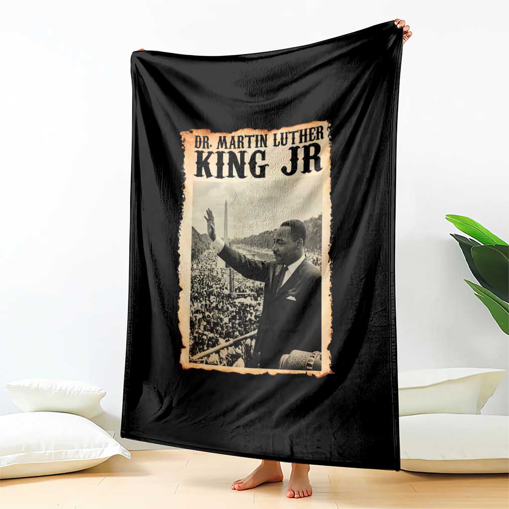 Martin Luther King Jr MLK Day Throw Blanket TS14 Print Your Wear