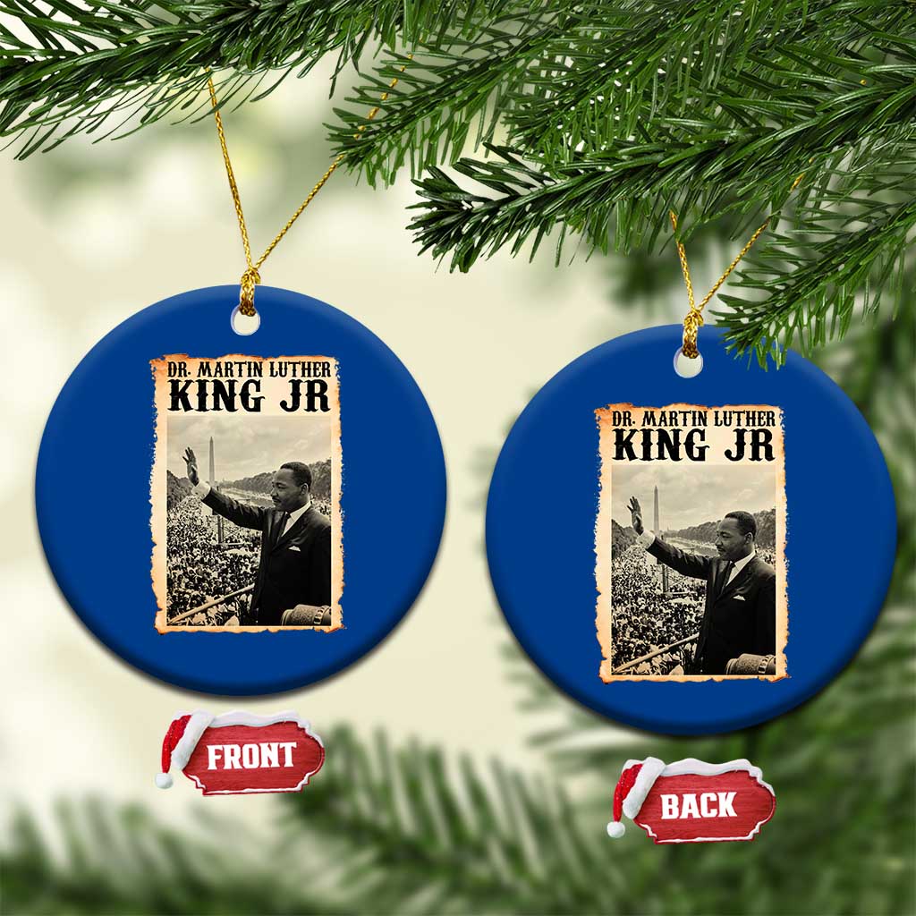 Martin Luther King Jr MLK Day Ceramic Ornament TS14 1pc Blue Print Your Wear