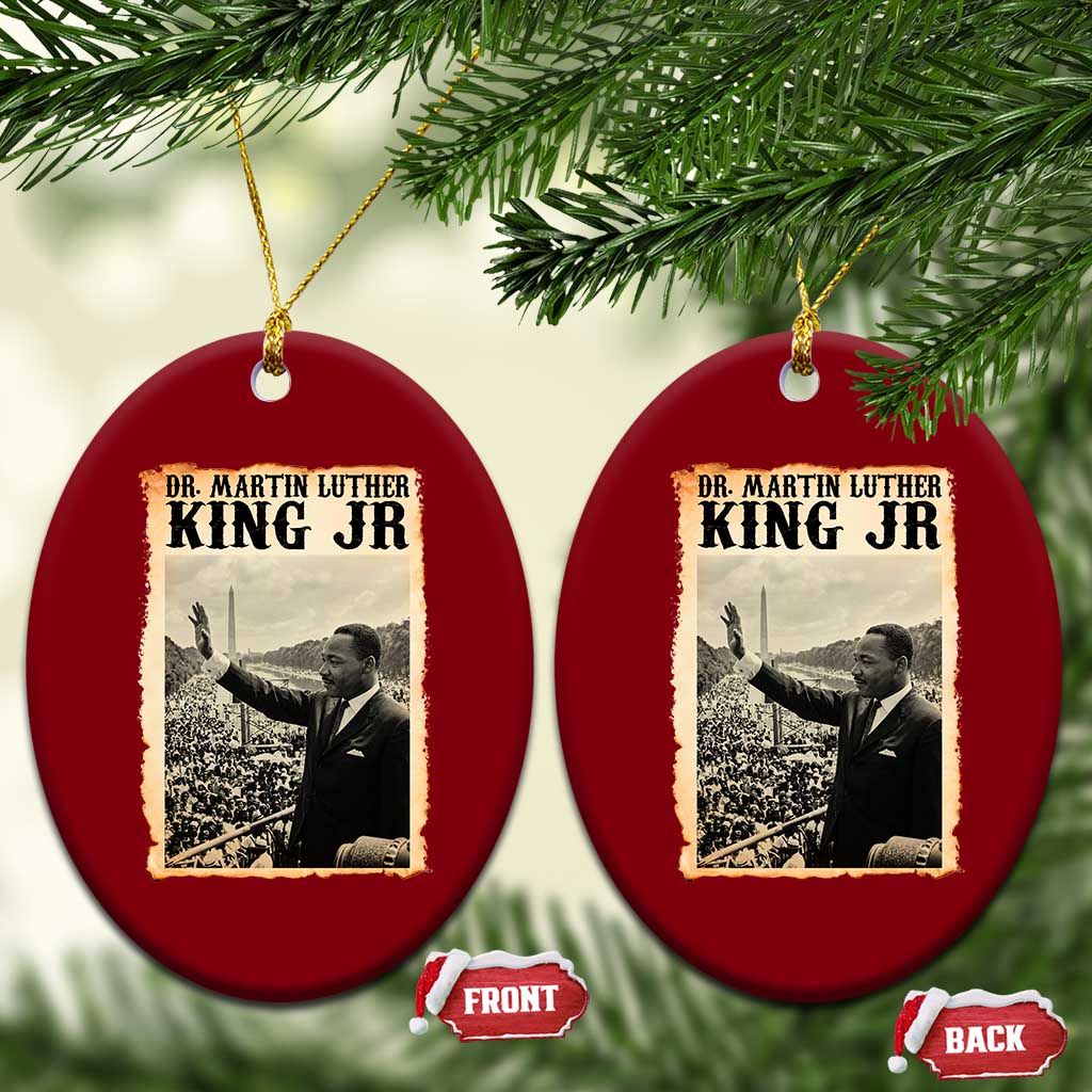 Martin Luther King Jr MLK Day Ceramic Ornament TS14 Print Your Wear