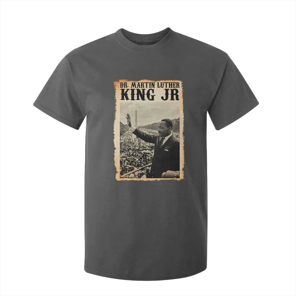 Martin Luther King Jr MLK Day T Shirt For Kid TS14 Dark Heather Print Your Wear