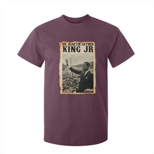 Martin Luther King Jr MLK Day T Shirt For Kid TS14 Maroon Print Your Wear