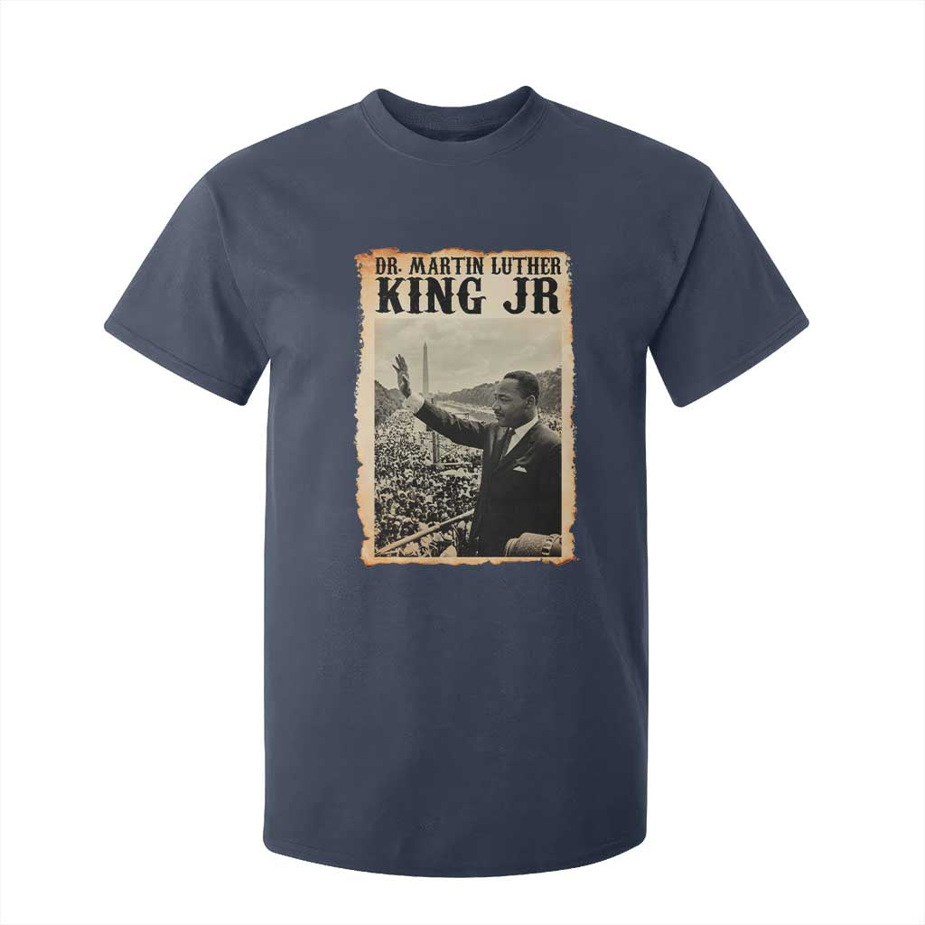 Martin Luther King Jr MLK Day T Shirt For Kid TS14 Navy Print Your Wear