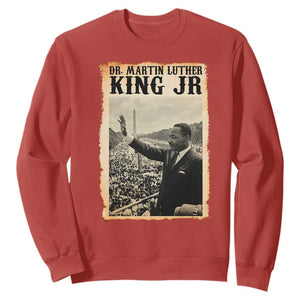 Martin Luther King Jr MLK Day Sweatshirt TS14 Red Print Your Wear