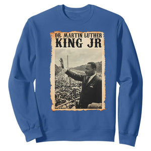 Martin Luther King Jr MLK Day Sweatshirt TS14 Royal Blue Print Your Wear