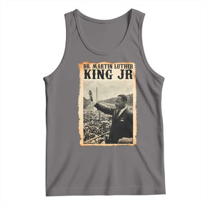 Martin Luther King Jr MLK Day Tank Top TS14 Deep Heather Print Your Wear