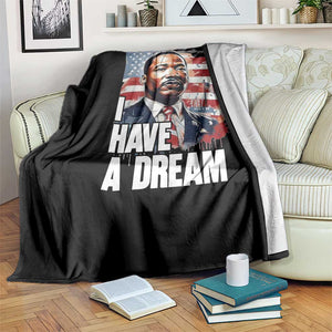 Martin Luther King Jr Throw Blanket I Have A Dream TS14 Print Your Wear