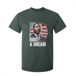 Martin Luther King Jr T Shirt For Kid I Have A Dream TS14 Dark Forest Green Print Your Wear