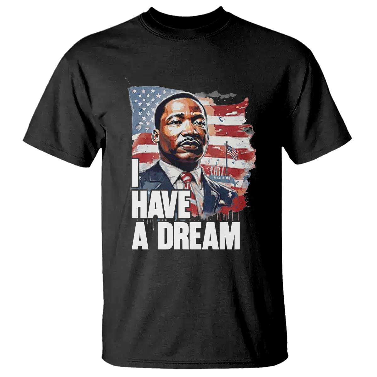 Martin Luther King Jr T Shirt I Have A Dream TS14 Black Print Your Wear
