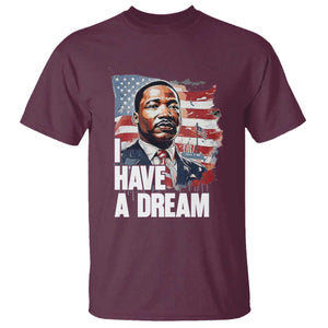 Martin Luther King Jr T Shirt I Have A Dream TS14 Maroon Print Your Wear