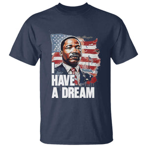 Martin Luther King Jr T Shirt I Have A Dream TS14 Navy Print Your Wear