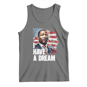 Martin Luther King Jr Tank Top I Have A Dream TS14 Black Heather Print Your Wear