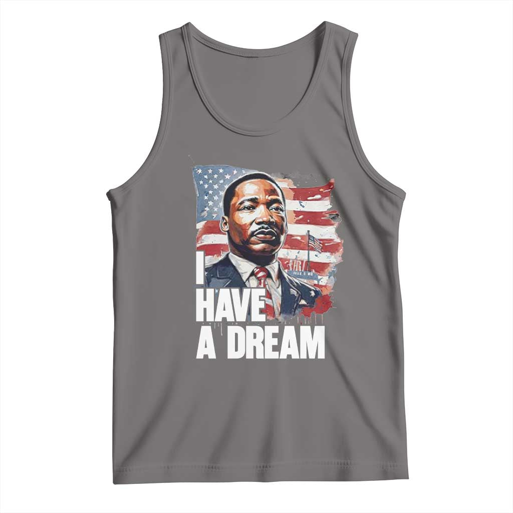 Martin Luther King Jr Tank Top I Have A Dream TS14 Deep Heather Print Your Wear